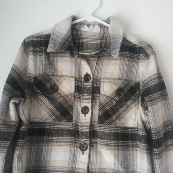 BB Dakota by Steve Madden women's size S plaid jacket - Picture 2 of 15